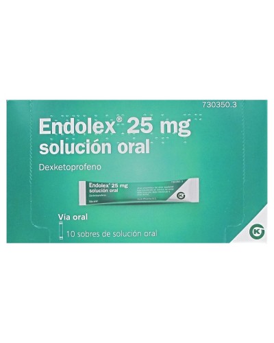 ENDOLEX 25 MG SOL ORAL 10 ML 10 SOBRES