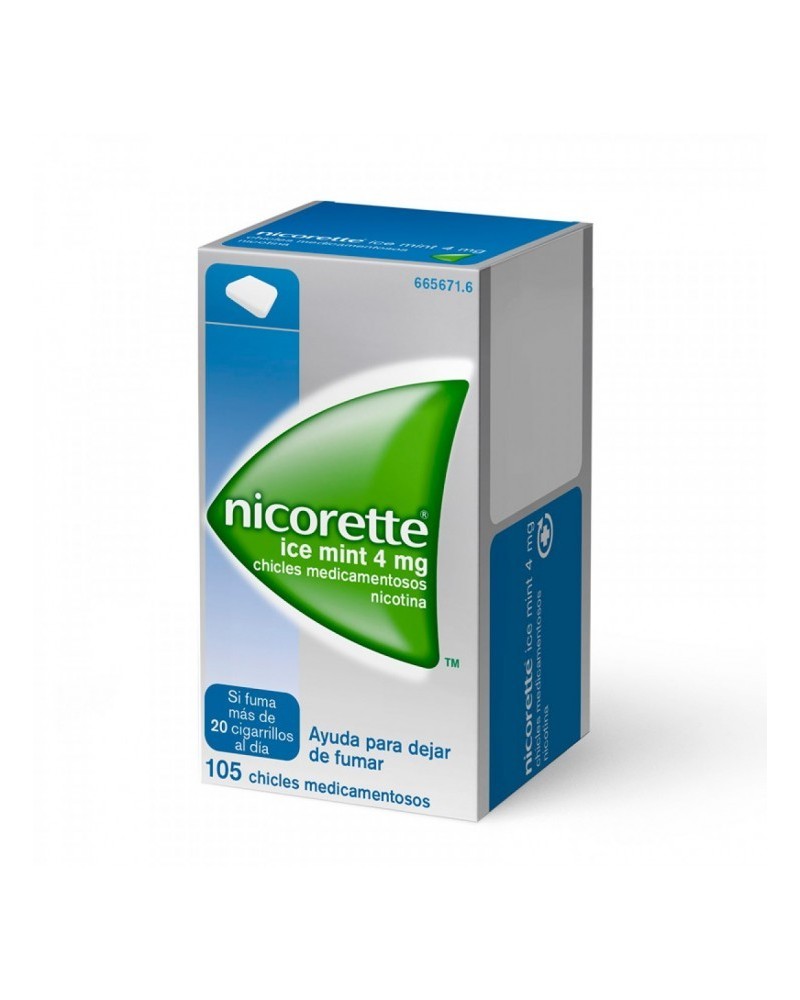 NICORETTE ICE MINT 4 MG 105 CHICLES                         