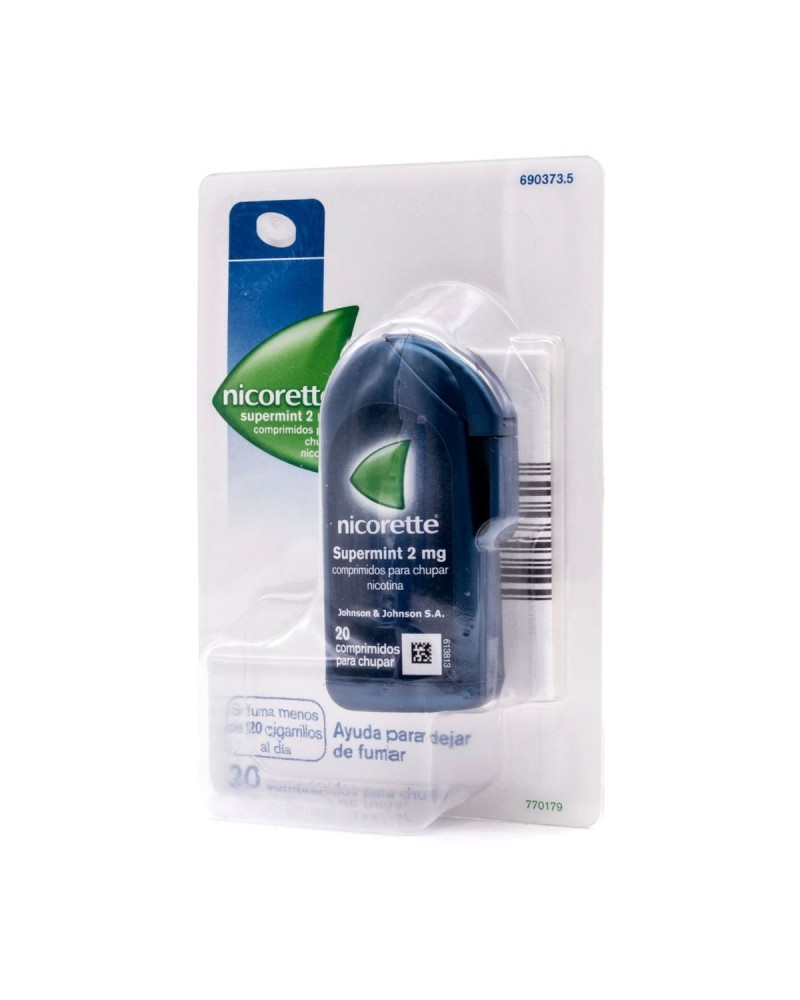 NICORETTE SUPERMINT 2 MG 20 COMP