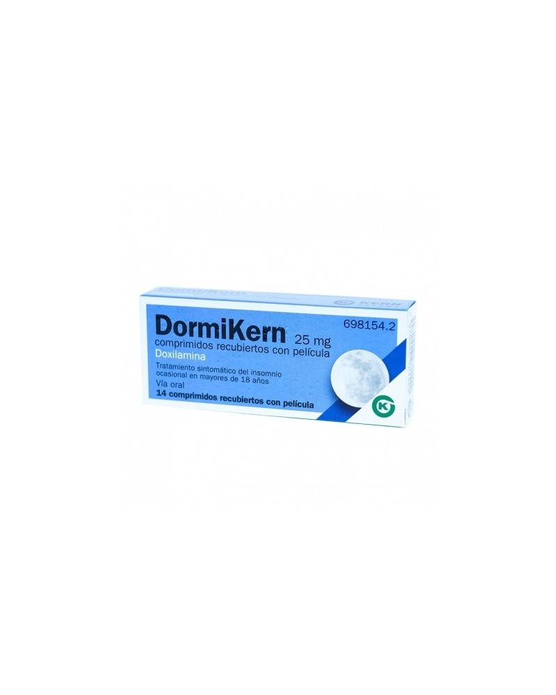 DORMIKERN  25 MG 14 COMPR
