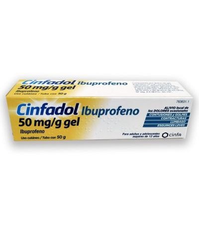 CINFADOL IBUPROFENO GEL 50 MG/G